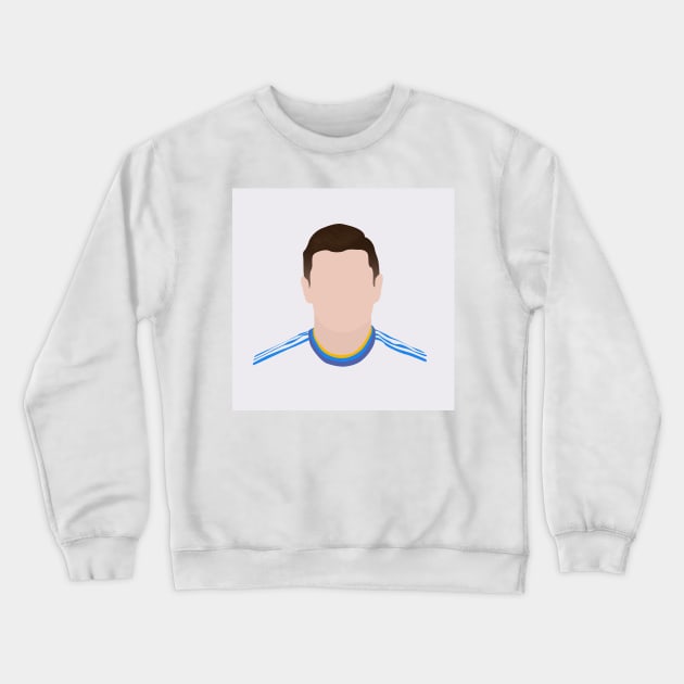 Toni Kroos Minimalistic Face Art Crewneck Sweatshirt by GotchaFace